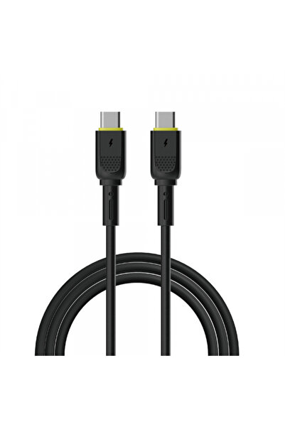 Universal Cablu Date si Incarcare USB-C - USB-C WiWu Wi-C034, 60W, 1.2m, Negru