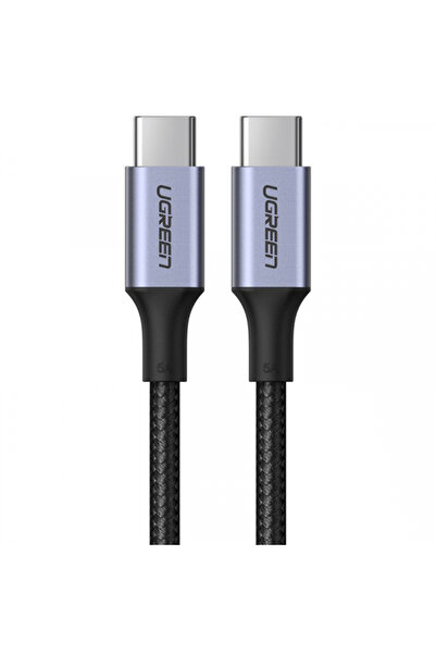 Ugreen Cablu Date si Incarcare USB-C - USB-C US316, 100W, 1m, Gri