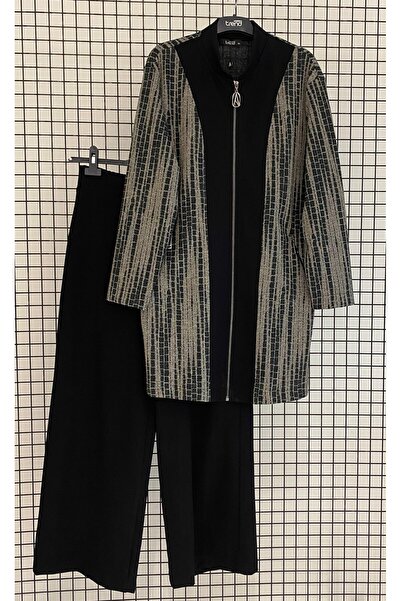 Armine Trendy Zippered Pants Stylish Suit