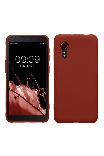 KWmobile Case for Samsung Galaxy Xcover 5, Red, Silicone, 54536.248