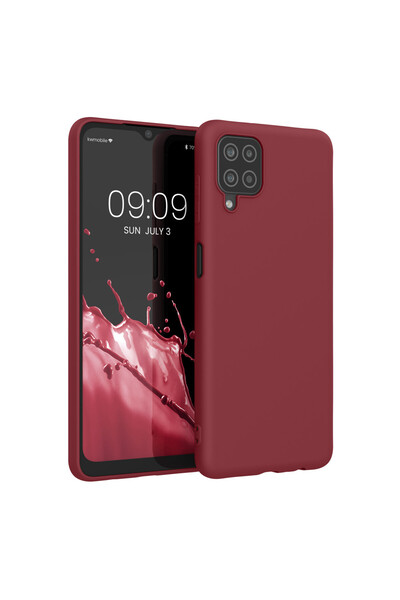 KWmobile Carcasă pentru Samsung Galaxy A12, silicon, roșie, 54048.209