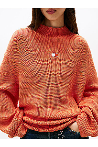 Tommy Hilfiger Tommy Badge Relaxed Mock Neck Jumper