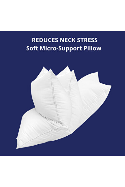 American Linen Natural Duck Down Feather Pillow – Hotel Quality Comfort, 100% Cotton Cover - White