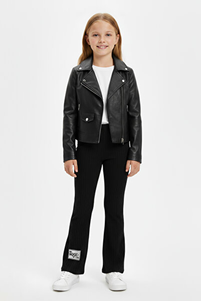 par lingerie pl Kız Çocuk Triko İspanyol Paça Tayt