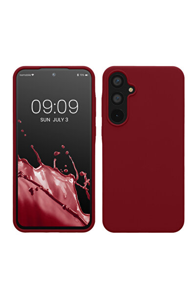 KWmobile Case for Samsung Galaxy A55 5G, Red, Silicone, KWM000021ME023C