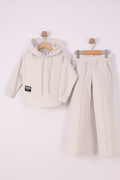 monox Σετ φλις για κορίτσια με λάμψη F κοτλέ