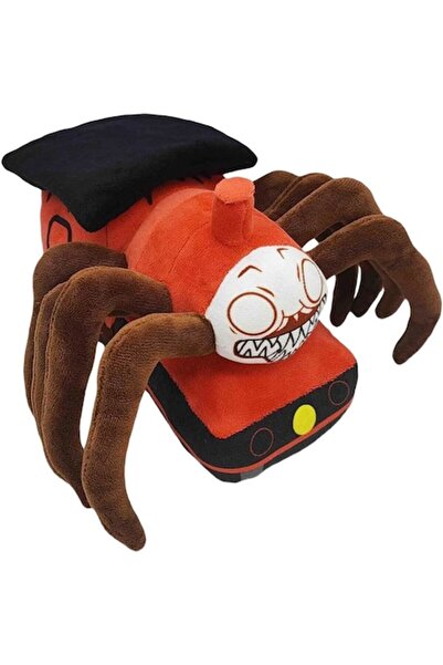 OEM Plush toy, Choo Choo Charles, spider train, orange/black, 20cm