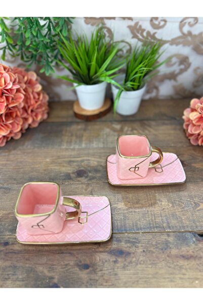 KRD Home 2 Pack Pink Envelope Cup