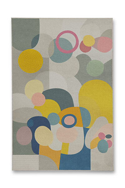 Rugs Modern Halı سجادة ديكور عتيقة بنمط موسو ذات طابع مميز وقاعدة منسوجة، مود...