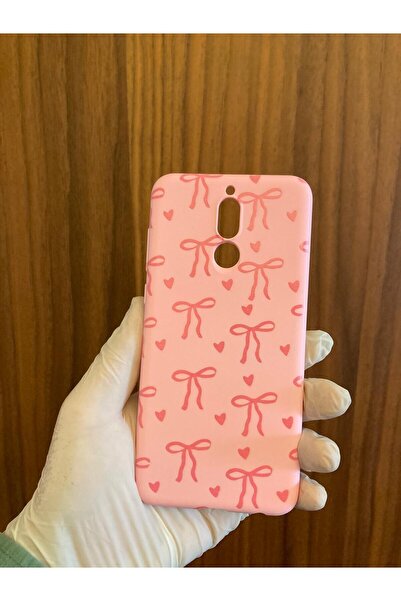 Newon HAUWEİ MATE 10 LİTE KURDELE/FİYONK BASKILI TELEFON KILIFI KAPAK COVER CASE