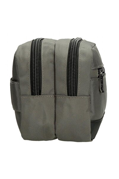 Movom Men's handbag, Buster, 2 compartments, adaptable, gray, 26x16x12 cm