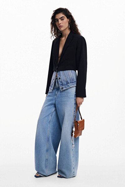 Desigual Small phone bag, Desigual, Half Logo series, Cognac brown