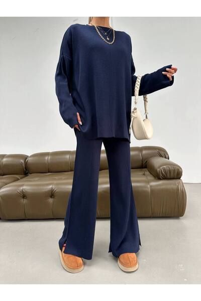 Flarsky Plain Basics Sweater Pants 2-Piece Knitwear Set