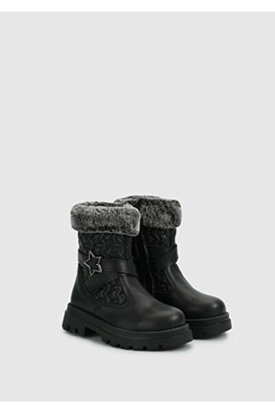 trender Evla Patik Black Girls' Boots & Booties