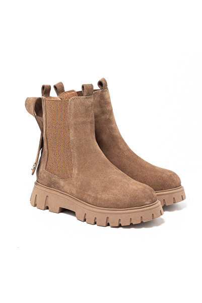 John May Γυναικείες / Κοριτσίστικες Μπότες RC-25K-001-R25-209 Tobacco Suede