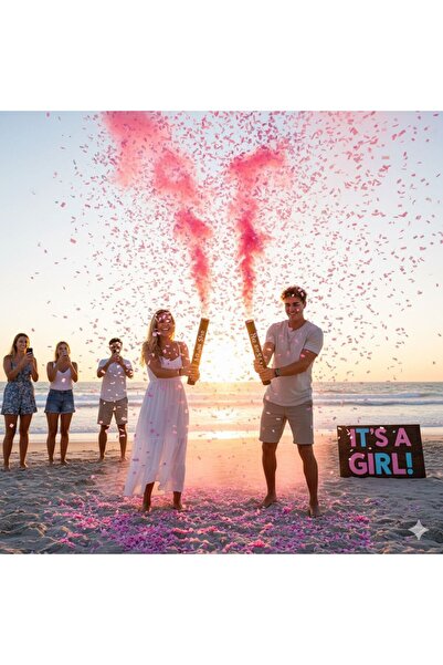 shop CİNSİYET BELİRLEME KONFETİ PEMBE