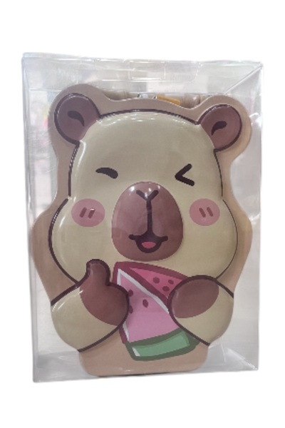 TIRTIL KIRTASİYE Capy Bara Metal Kilitli Kumbara