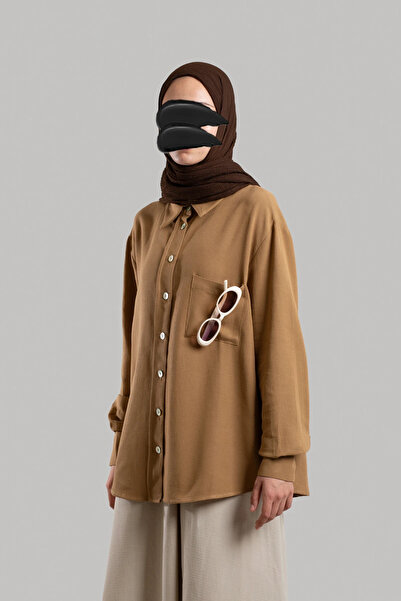 Emare Classic Collar Linen Shirt - Mustard