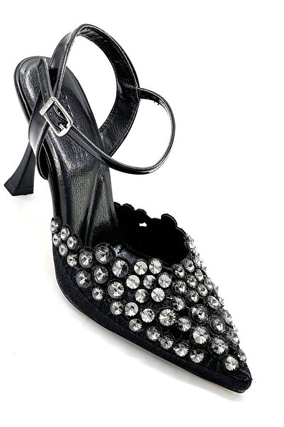 TRENDYSHOSE 06412 Stoned Thin Heel Women's Shoes