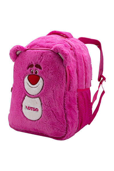 lotso حقيبة ظهر بجيبين جانبيين مقاس 16 بوصة مع حافظة أقلام وسحابين
