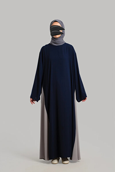 Lemaye Asude Paneled Dress - Navy Blue