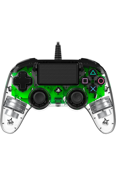 Nacon Wired compact Controller PS4 - Clear Green
