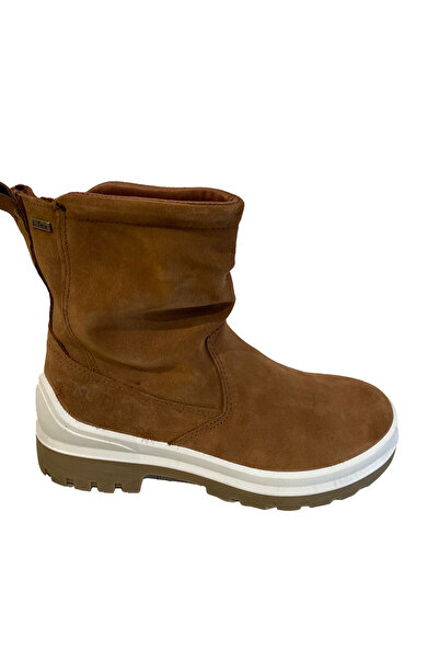 JACALU Дамски / момичешки ботуши 14612 5J кожена горна част и PU подметка Коняк