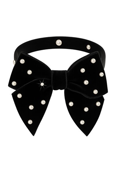 Charlotte's Dress Sweet Pearl Collar - 25 cm - Black