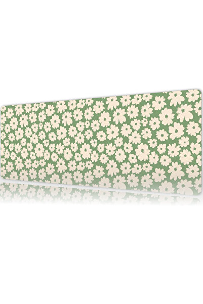 urzuva Mint Blossom 70X30 3MM Kalınlık Premium Gaming oyuncu mousepad, Anti S...