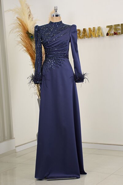 Rana Zenn Bianca Abiye Lacivert