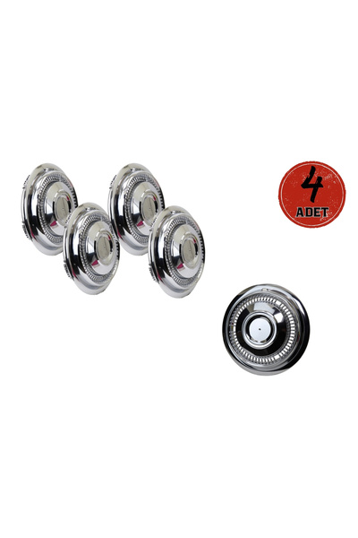 OTOCİRİT Jant Kapağı Kırılmaz Gölge Model 16" ABS Krom Paslanmaz 4'lü (TAKIM ...