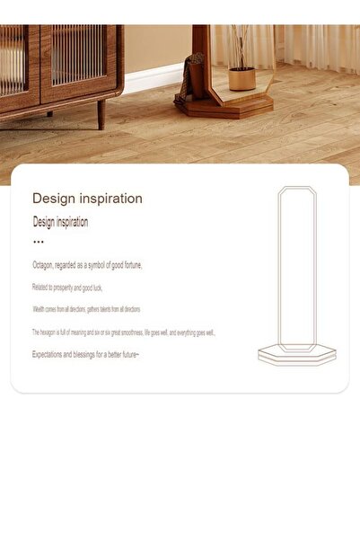 KEKE Rotating Full Length Mirror with Coat & Storage Rack Unique Floor Mirror for Bedroom Living Room