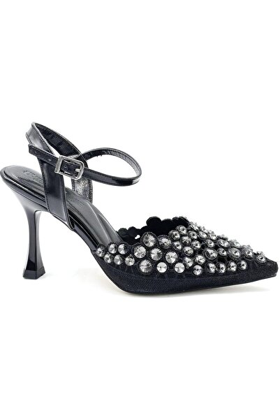 TRENDYSHOSE 06412 Stoned Thin Heel Women's Shoes