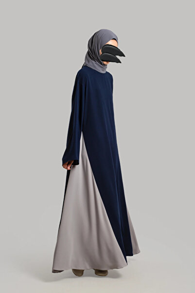 Lemaye Asude Garnili Elbise - Lacivert