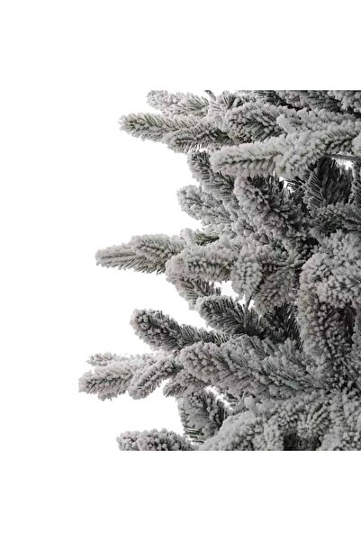 DacEnergy Artificial Christmas tree, with snow effect applied to the branches, 170 LEDs with...