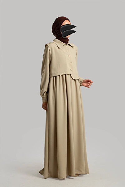 Lemaye Vest Set Ferace - Stone