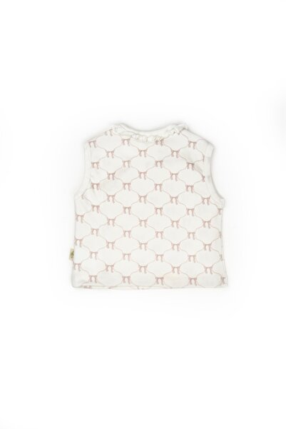 BabyCosy Organic Wear Set of 2 baby vests, powder,