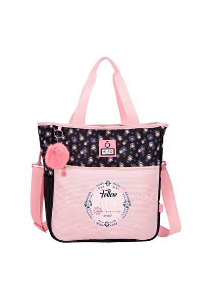 Enso Girls' shopping bag, laptop compartment Daisy, 34x36x14 cm