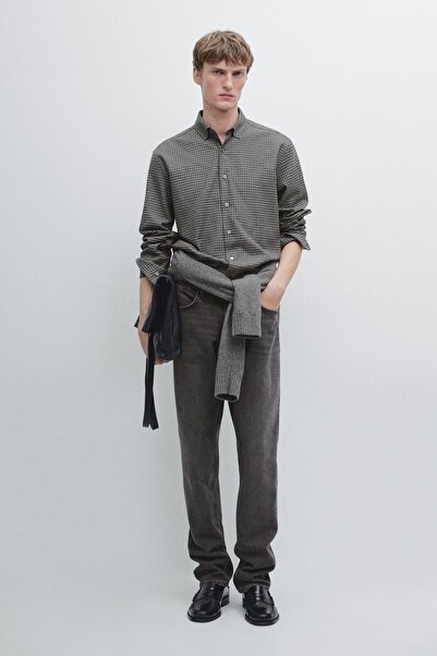 Massimo Dutti Regular fit kareli gömlek