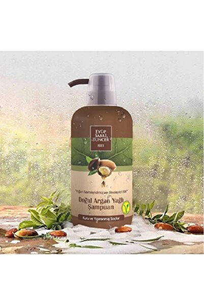 Eyüp Sabri Tuncer Natural Argan Oil Hair Care Series, Shampoo Shower Gel and Olive Oil Conditioner