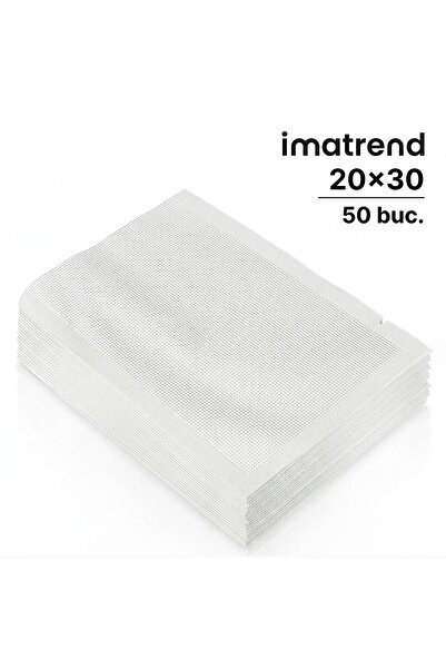 IMA TREND Set of 50 rolls of embossed vacuum bags 20 × 30 cm – professional, universal foil