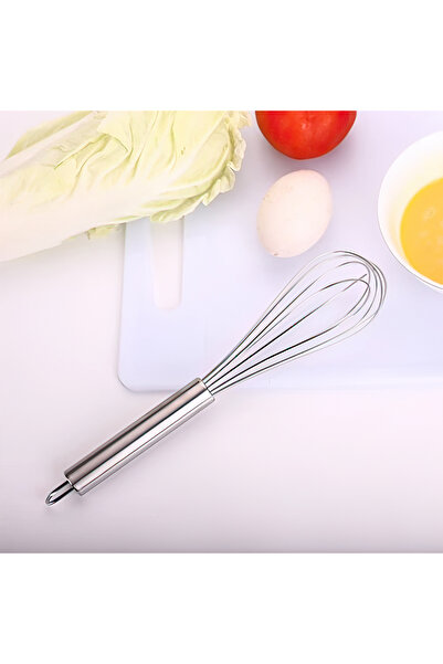 Kawimoda 20 cm Metal Whisk Egg Cake Soup Whisk Dowry Whisk