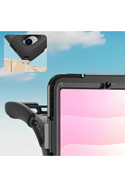 UnDePlus Samsung Galaxy Tab S11 11Inch 2025 Case Defender Strap Armor Tank Case X736 X730