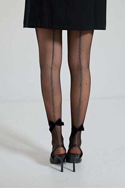 BONY SOCKS Дамски фини чорапогащи с ленти и аксесоари