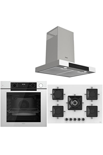 Ferre STEAM PLUS 75 SERİSİ 3LÜ CAM ANKASTRE SET (QEP64CB-SS036-D101)