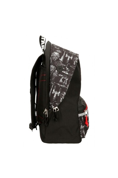 Star Wars Adaptable schoolbag for boys, laptop/tablet compartments, Space Mission, 31x44x17.5 cm
