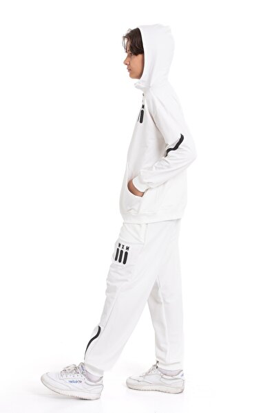 Pi Pengai Boy's Tracksuit Set - 2 Thread-Zippered- K Hooded 1216.1