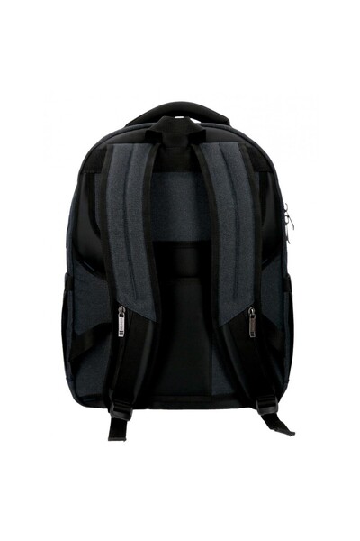 Movom Men's backpack, laptop/tablet compartment, 3 compartments Trimmed, navy blue, 33x44.5x18 cm