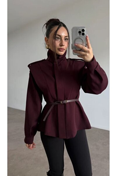 ALVOR Trench cu curea și epoleți