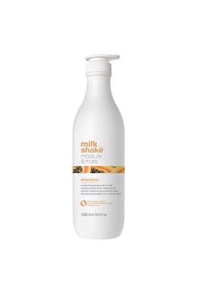 Milkshake Moisturizing Shampoo for Dry Hair - Milk Shake Moisture & More Shampoo, 1000 ml